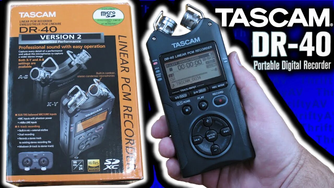 Recording Studio On the Go! The Tascam DR-40 Portable Digital Recorder