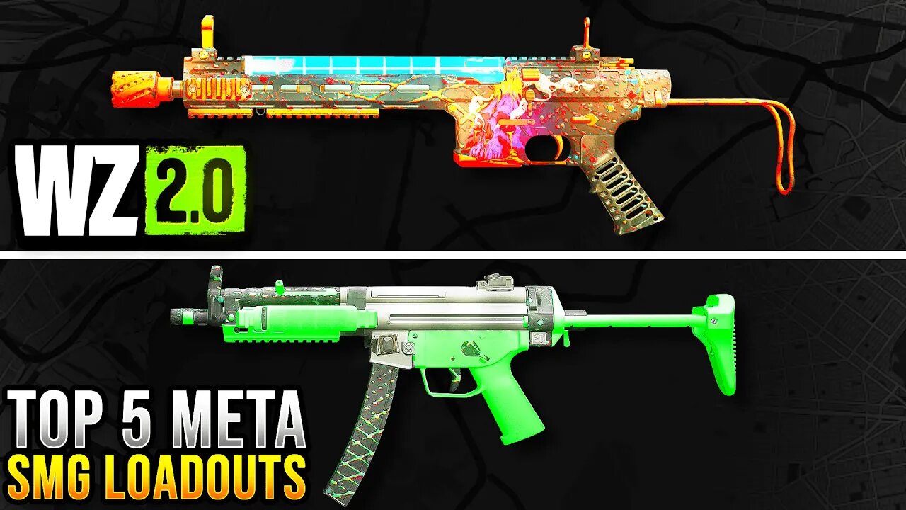 *NEW* Warzone Top 5 Meta SMG Loadouts After Update! (Warzone Best Loadouts)