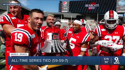 Cincinnati and Miami meet Saturday in historic 'Battle for the Victory Bell'