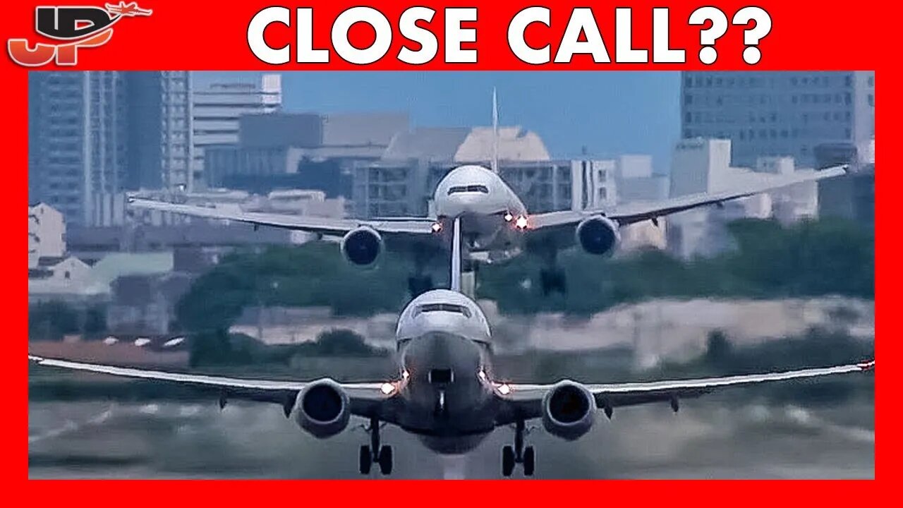 Perfect Timing or Close Call between 2 Boeing 737 & 777 at Osaka Airport??