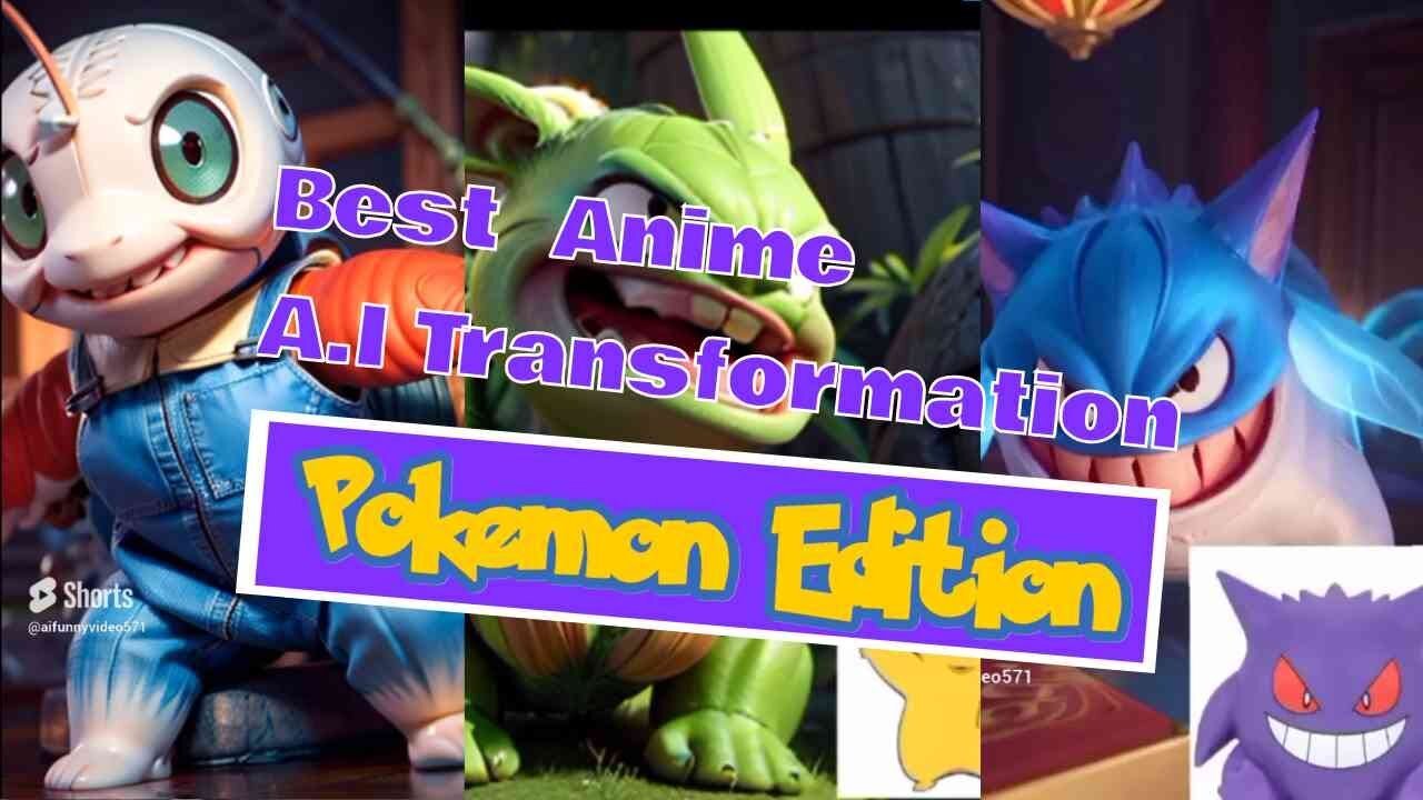 Best Funny A.I. Pokémon Transformation #funny #pokemon #pikachu