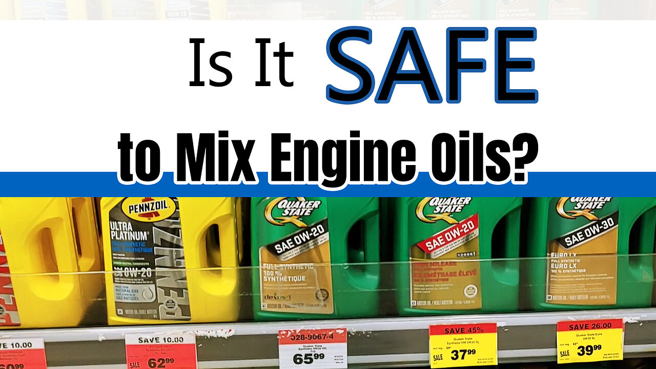 Is It Safe to Mix Engine Oils? 5w20, 5w30, 10w30...