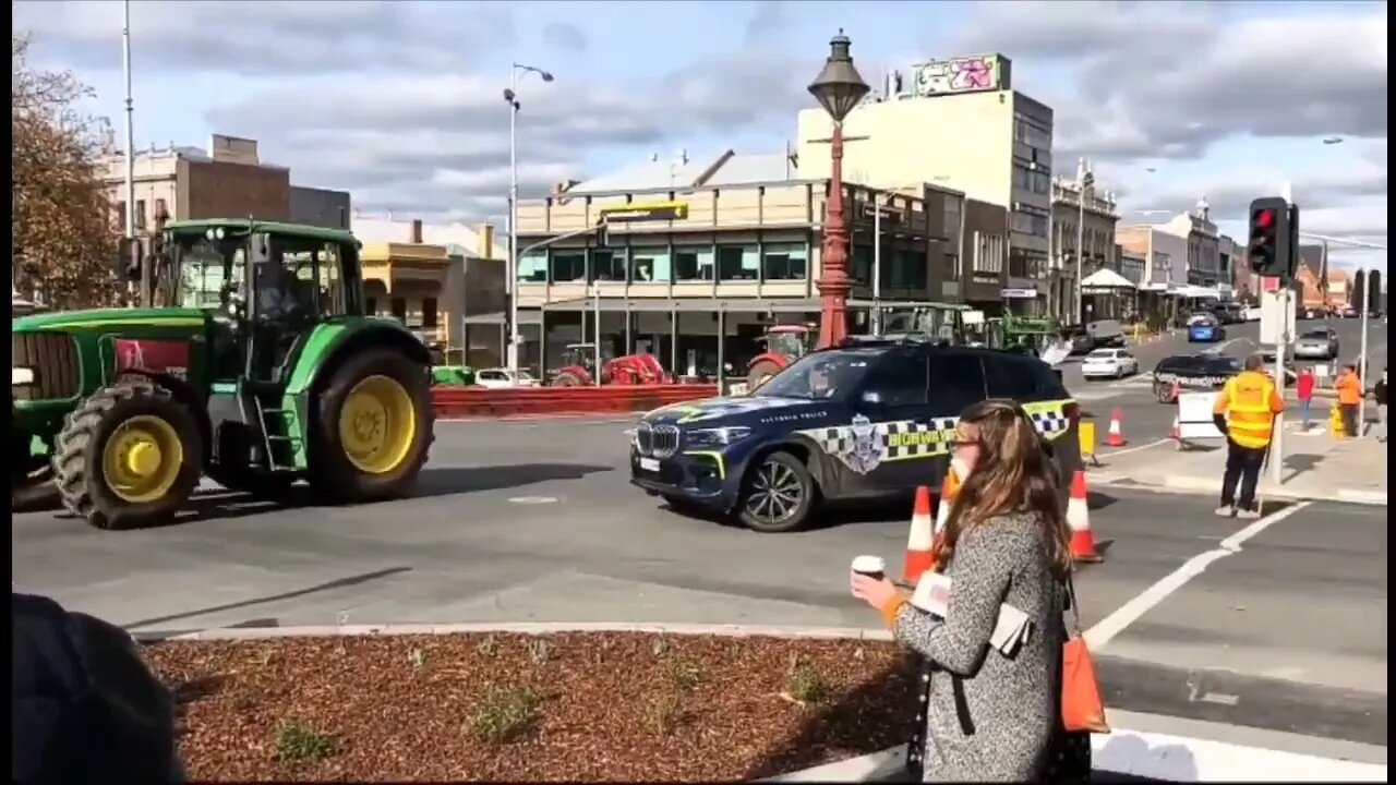 Ballarat Australia today 15th of June 2022 farmers protest its worldwide, share