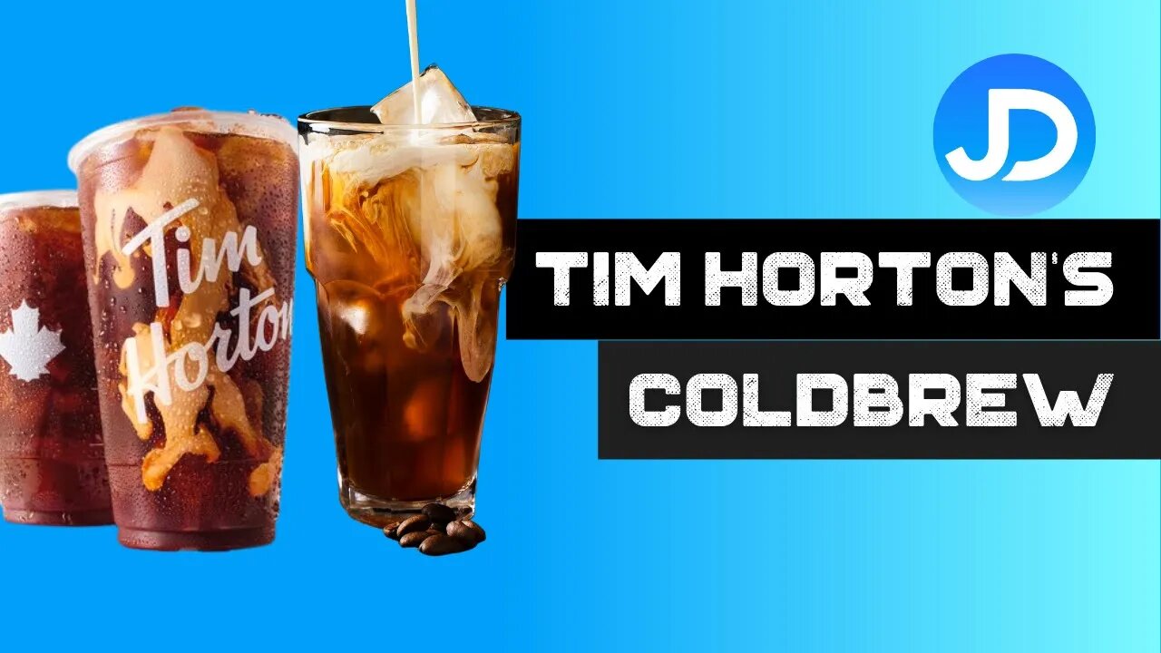 Roasted Hazelnut Coldbrew from Tim Hortons