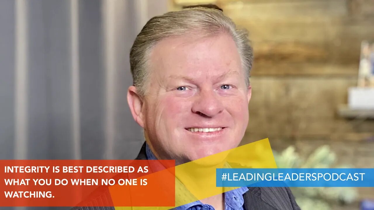 INTEGRITY IS BEST DESCRIBED AS WHAT YOU DO WHEN NO ONE IS WATCHING.
