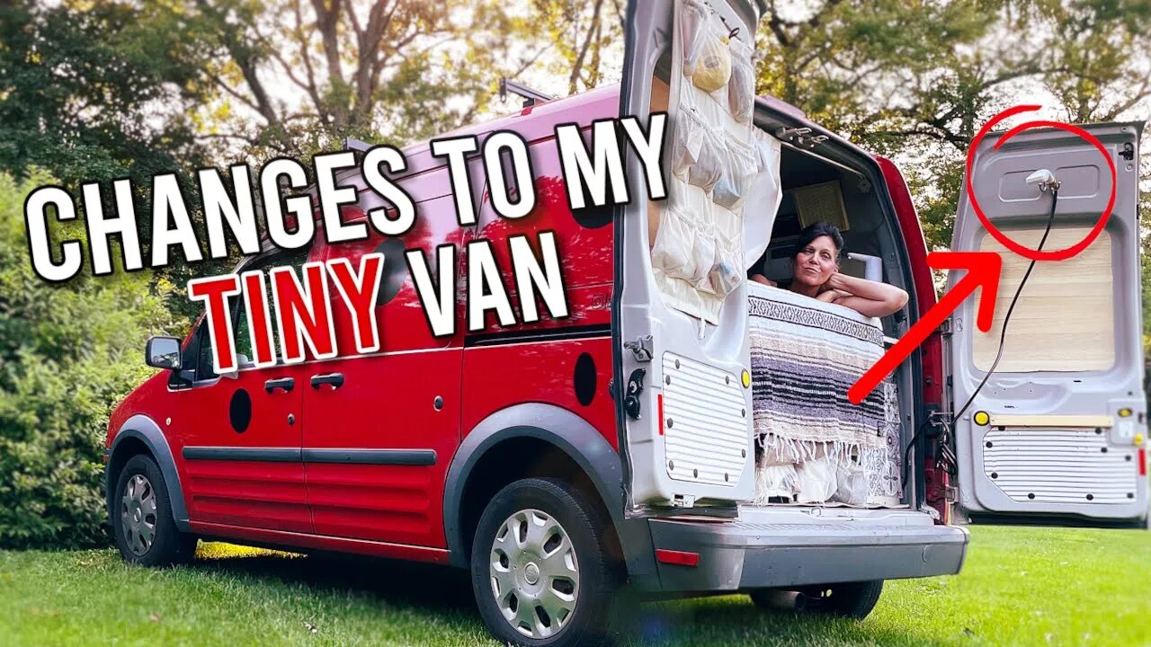 VanLife | What I've CHANGED about my TINY Transit Connect Van Build!