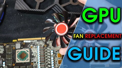 XFX GPU FAN REPLACEMENT Guide And Thermal Paste Application