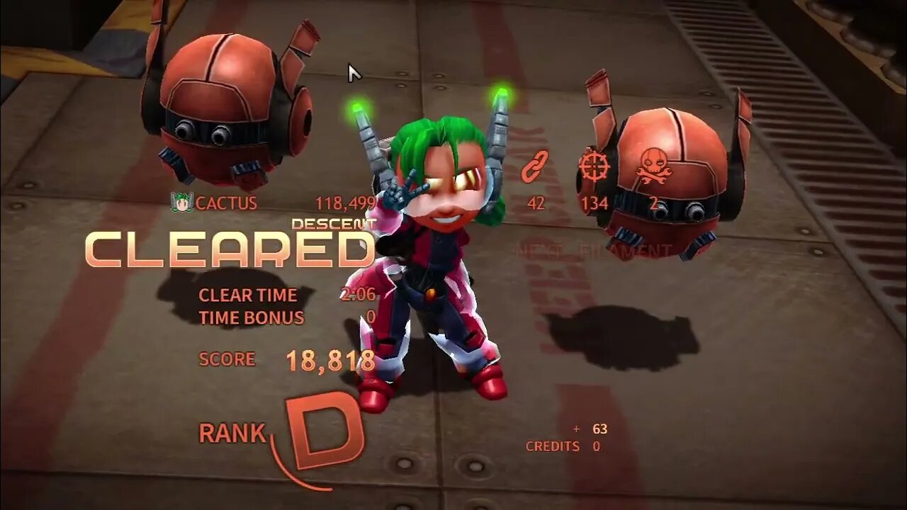 Assault Android Cactus+ (Steam demo, gameplay)