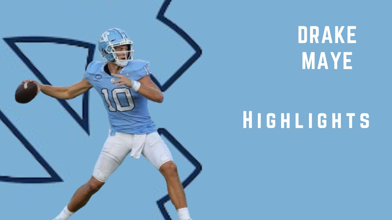 Drake Maye Elite QB 🔥 North Carolina