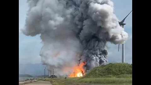 Major Fire Erupts at JAXA Rocket Test Site in Japan!