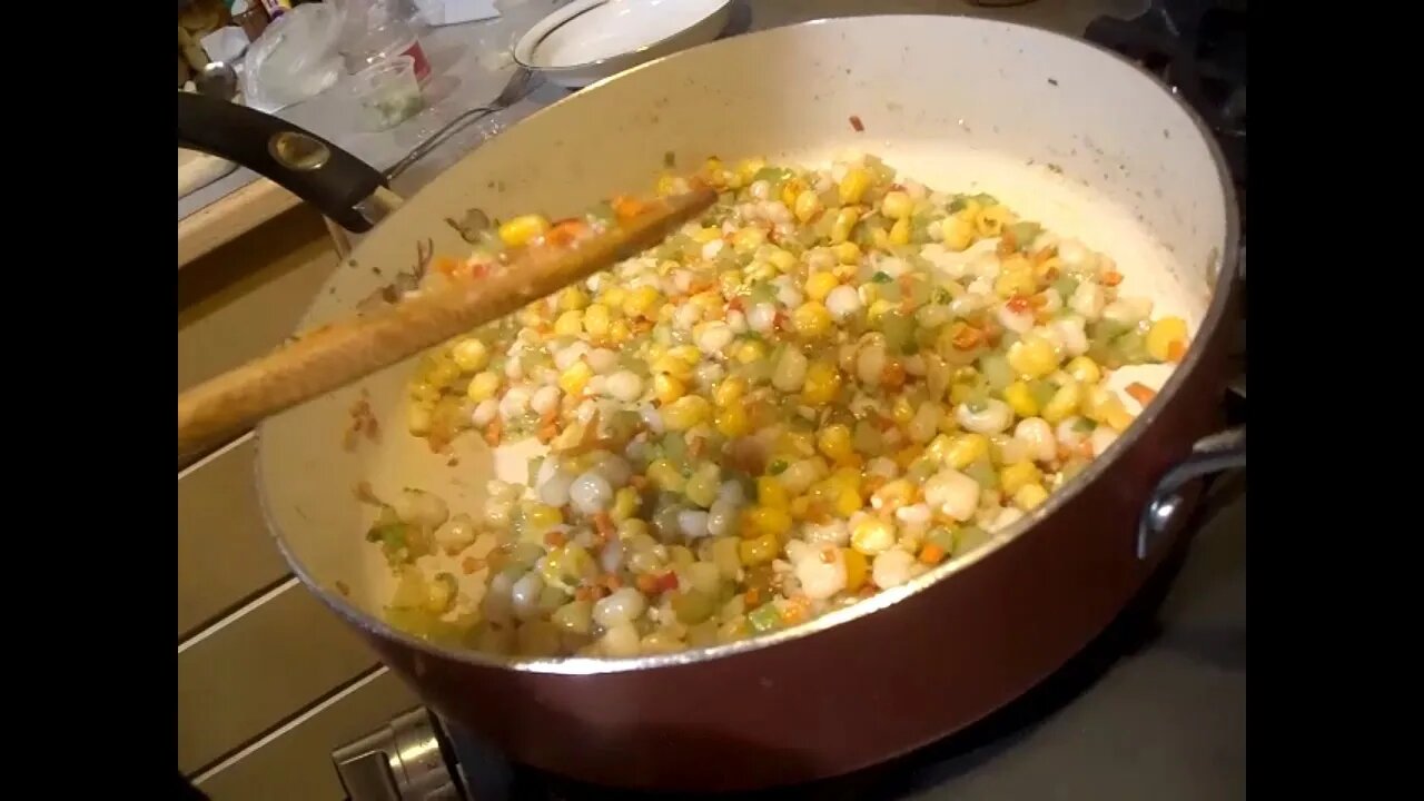 Cooking with can Hominy