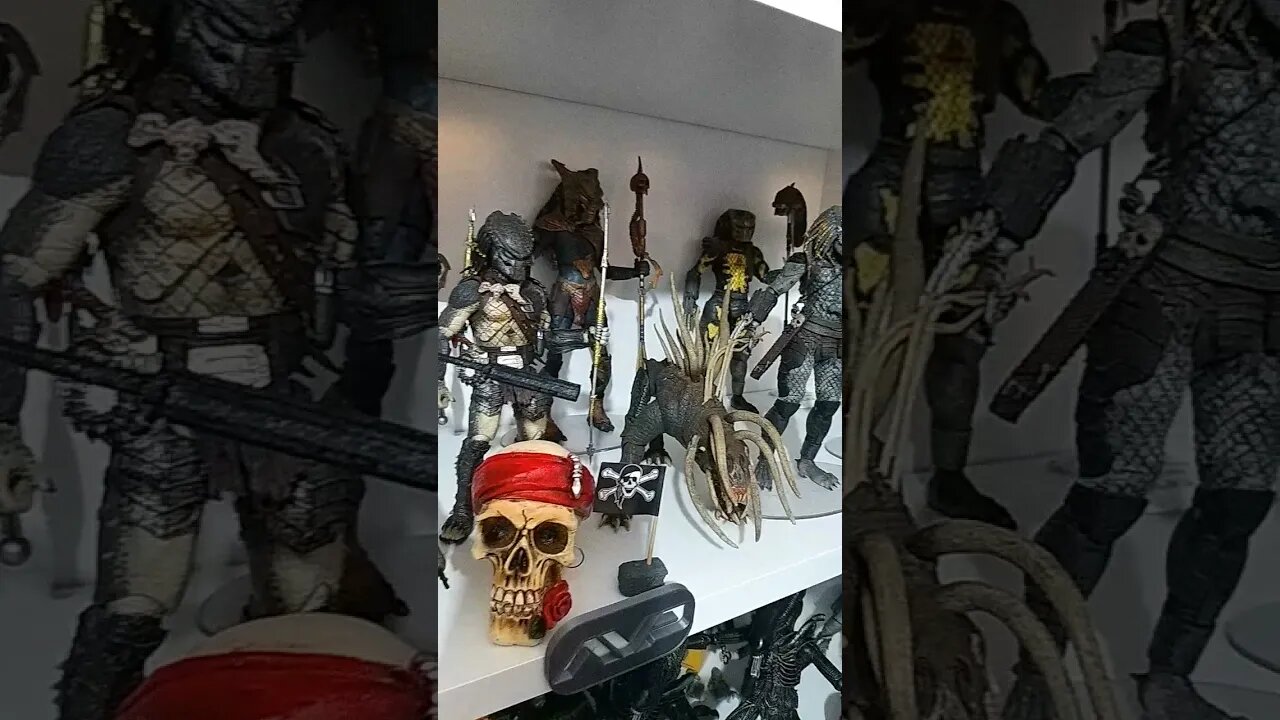Coleção Predators Neca Toys, Bandai SH Monster Arts e Custom