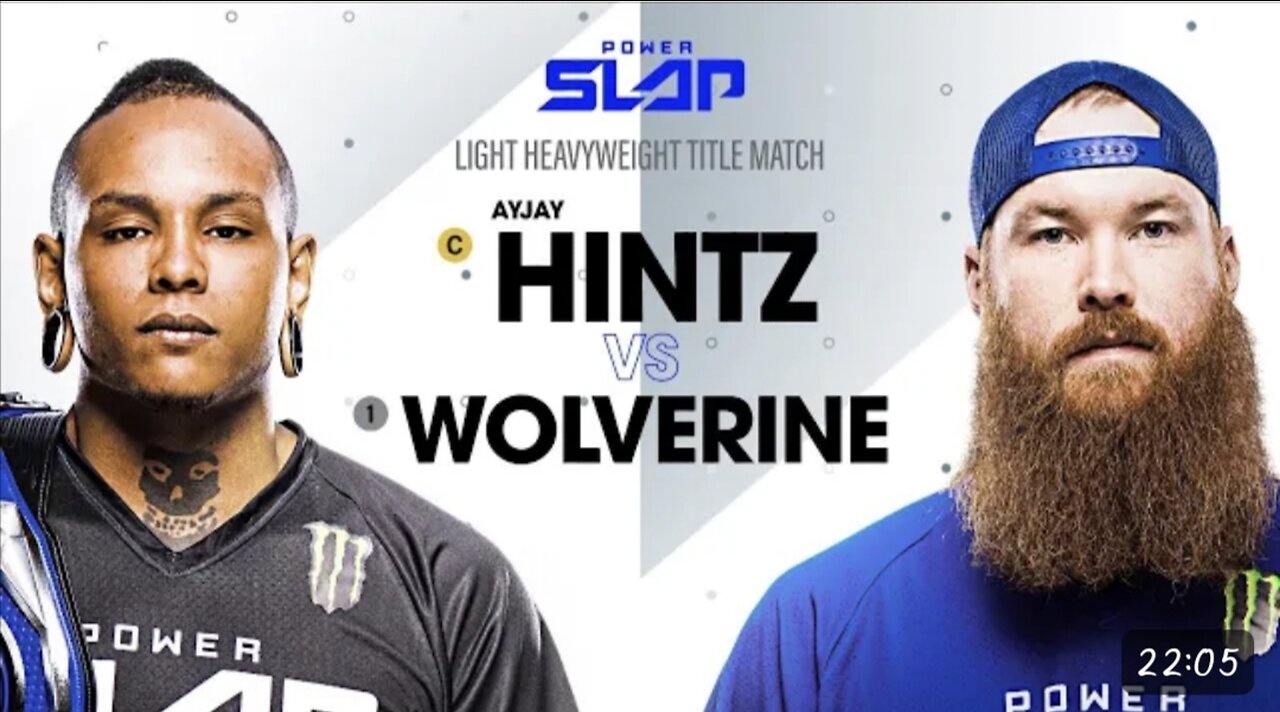 AyJay Hintz vs Wolverine - Light Heavyweight Title Match|slap Fighting