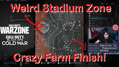 Weird Stadium Zone Leads To Crazy Farm Win/Finish! | Call of Duty: Cold War/Warzone #shorts