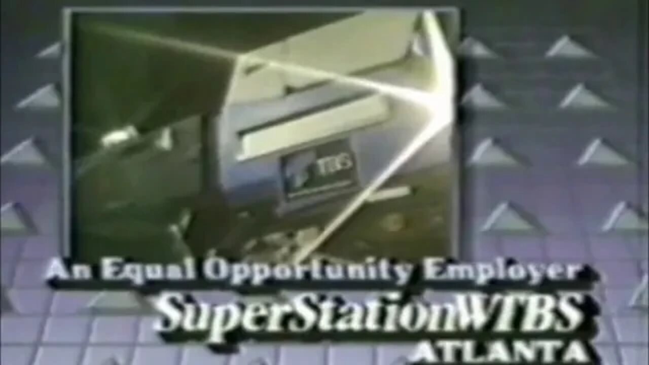 Superstation WTBS "Equal Opportunity Employer" Bumper 1984 (101620B)