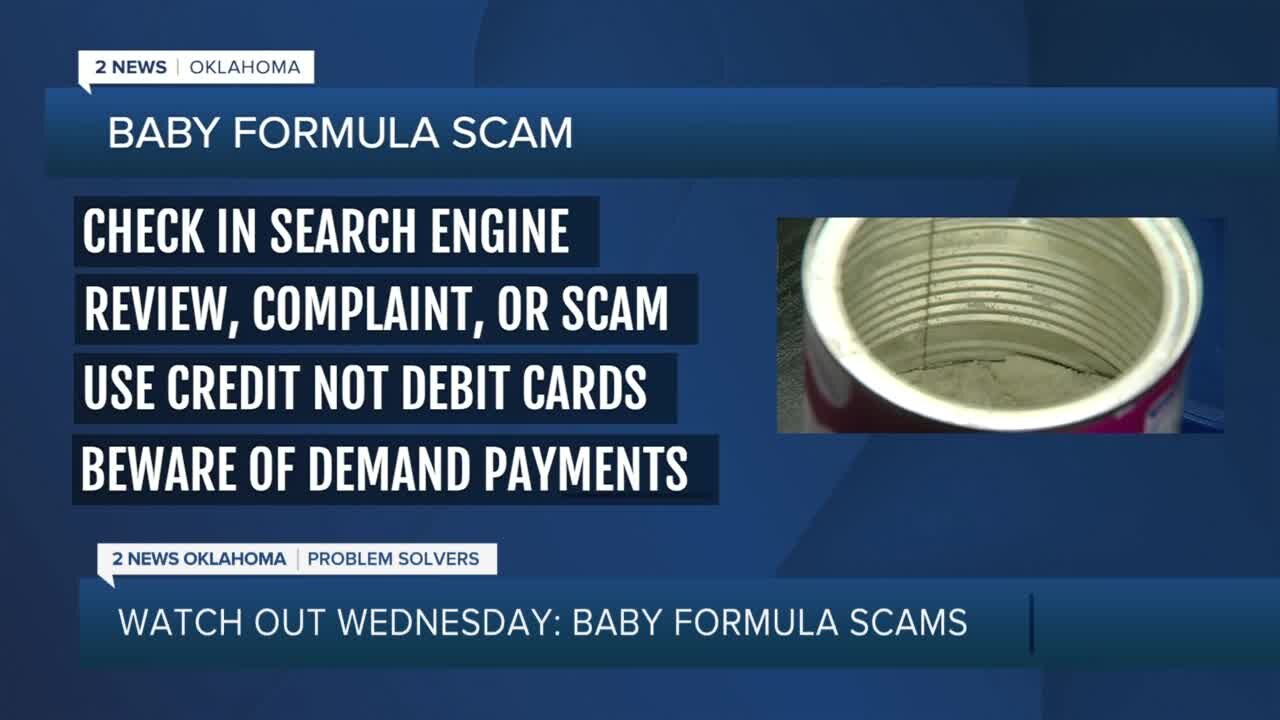 Baby Formula Scams