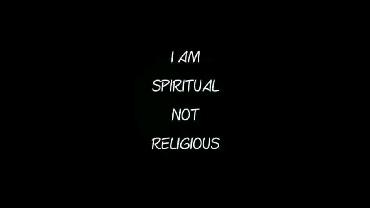 I Am Spiritual Not Religious. (KING 👑 MISTER YVESSEL AKA YAH'S VESSEL)