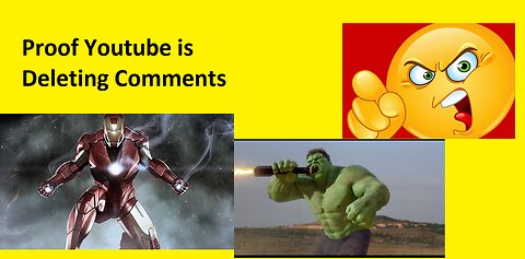 Proof Youtube Is Deleting Comments