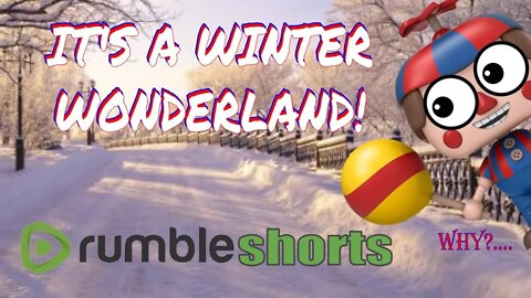 IT"S A WINTER WONDERLAND! #shorts