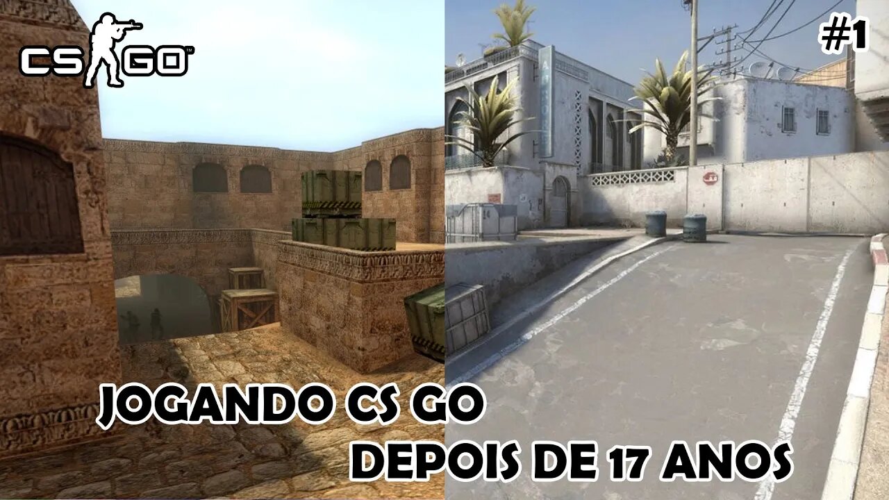 Jogando CS:GO pela primeira vez depois de 17 anos! Ainda lembro? 🤔 Gameplay no Prata