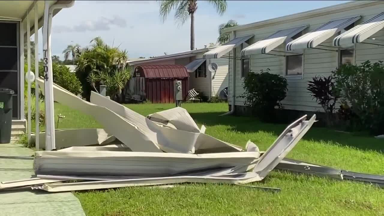 31 houses damaged in Manatee County storm Sunday evening