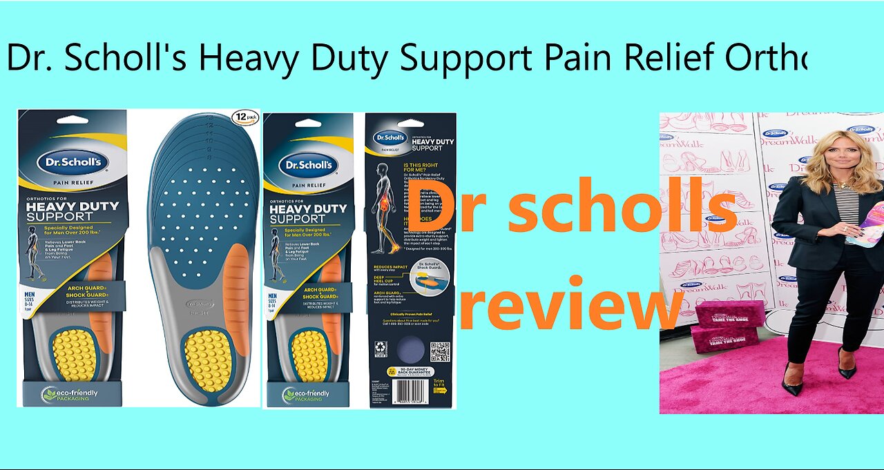 Dr scholls review | Dr. Scholl's Heavy Duty Support Pain Relief Orthotics