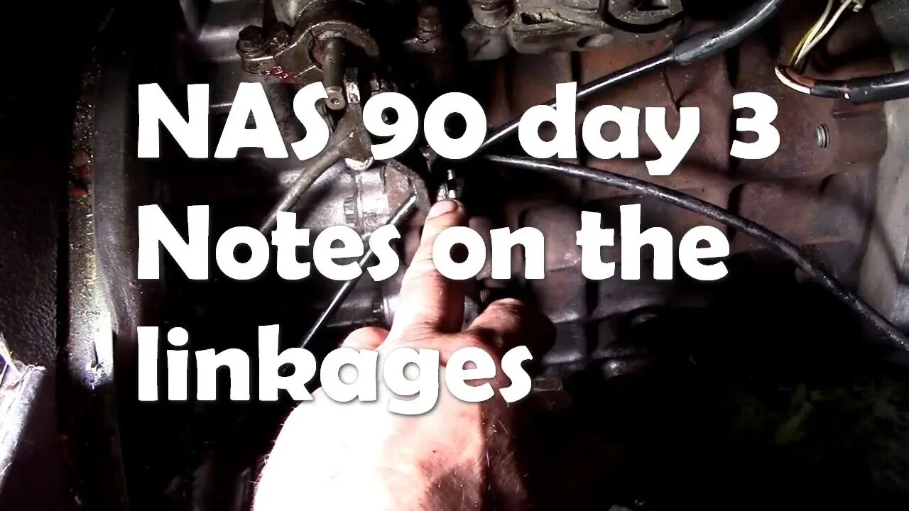 NAS 90 Day 3. R380 linkages notes on adjustments