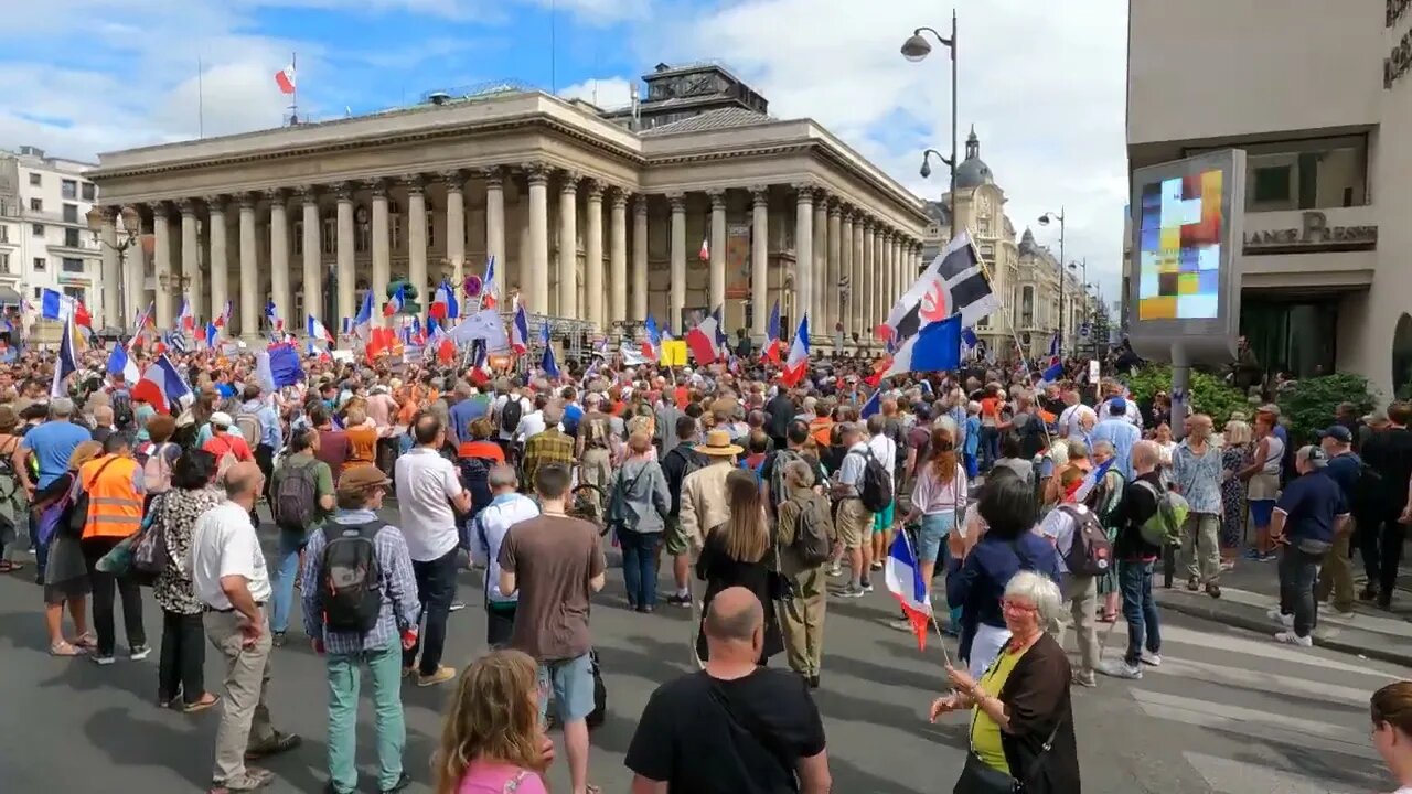 Manifestation "Rendez-vous de la Résistance" - 3 Septembre 2022 à la place de la Bourse à Paris - 3