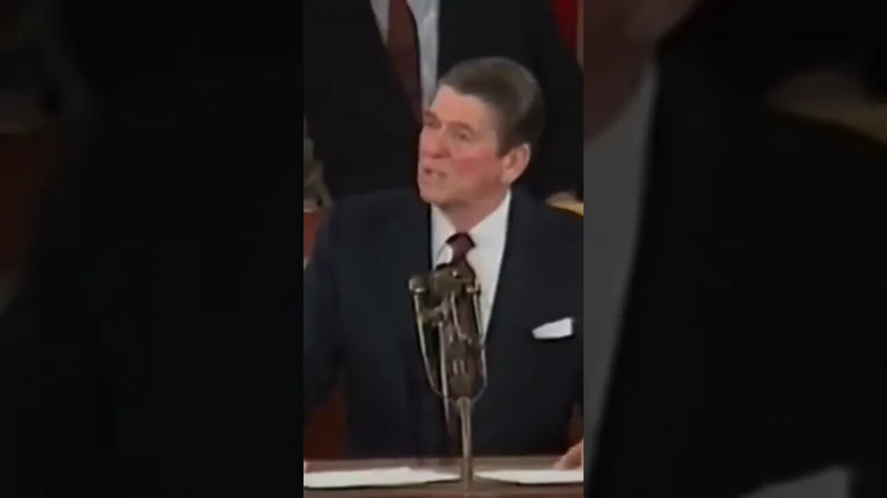 are Americans Grateful? 🌎🕊️ Ronald Reagan 1982 * #PITD #Shorts (Link)