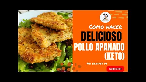 Pollo apanado con harina de almendras | Keto recipes