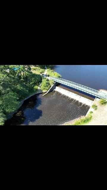 Lake and Waterfall Drone Views