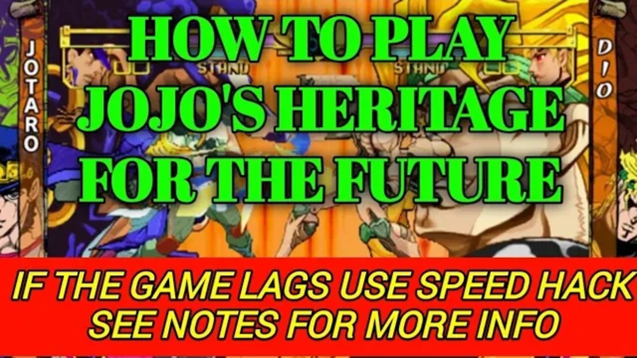 How to Download & Play JOJO'S HERITAGE FOR THE FUTURE for MAME4DROID