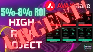 Avax Stake URGENT | MUST Watch NOW 👀