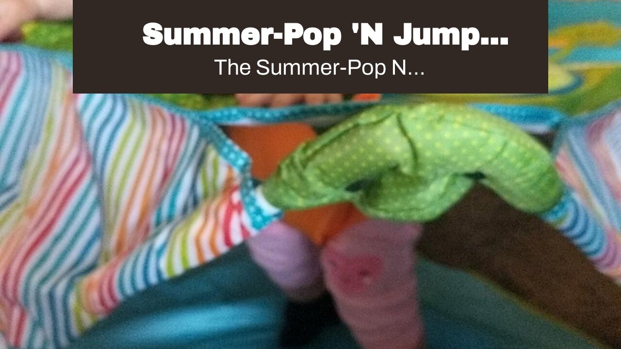 Summer-Pop 'N Jump Portable Baby Activity Center - Lightweight Baby Jumper with Toys and Canopy...