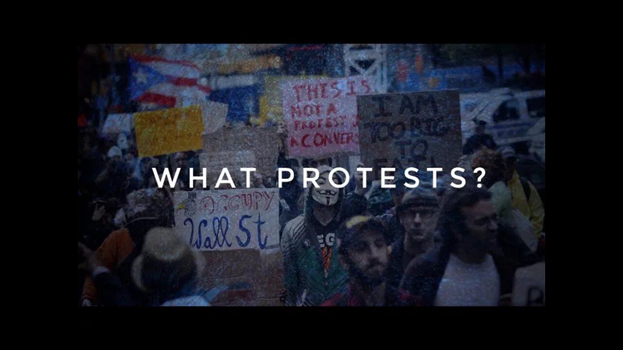 Where Are The Protests?