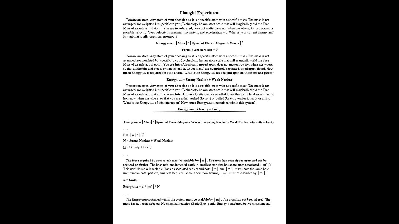 Thought Experiment 2