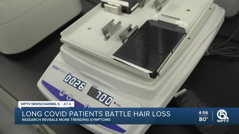 Long COVID patients battle hair loss