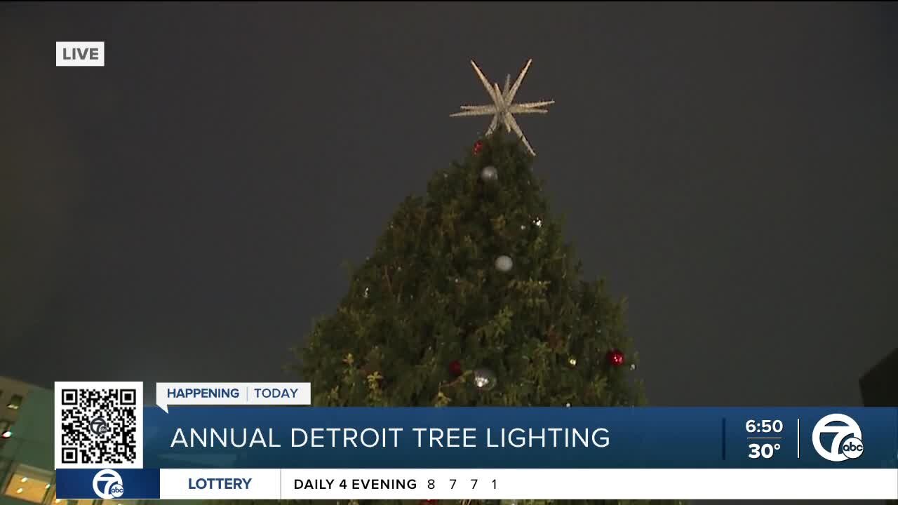 Previewing the 2022 Detroit Tree Lighting