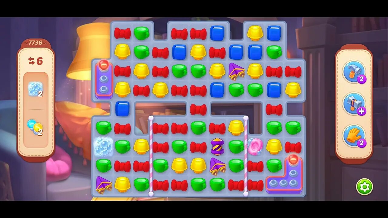 Playrix Homescapes Gameplay Walkthrough Level 7736