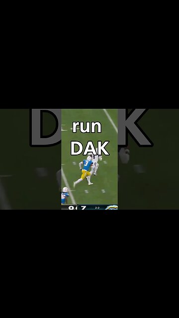 Dak's Dazzling Duel Leaves Herbert Sour as Cowboys Clinch Nail-Biter Over Chargers #nfl #shorts