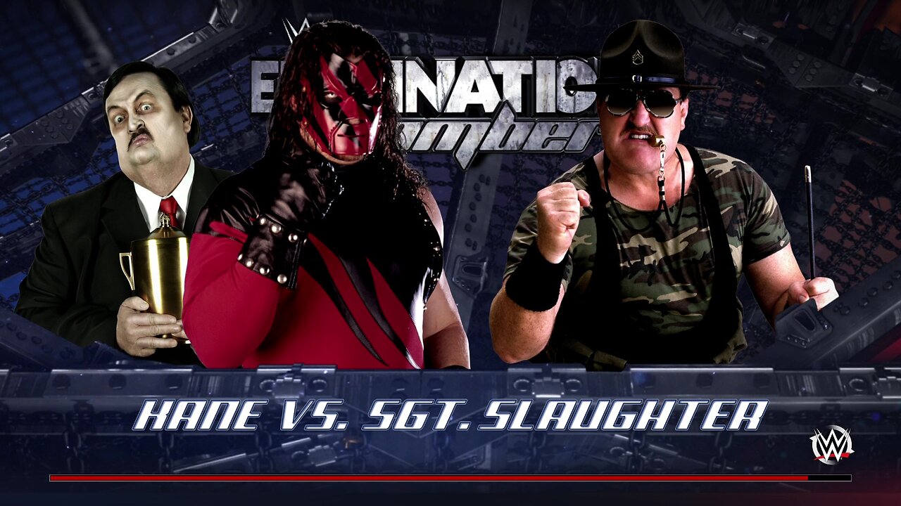 WWE 2k16 Kane vs Sgt Slaughter