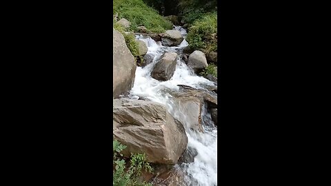 Natural water from mountains