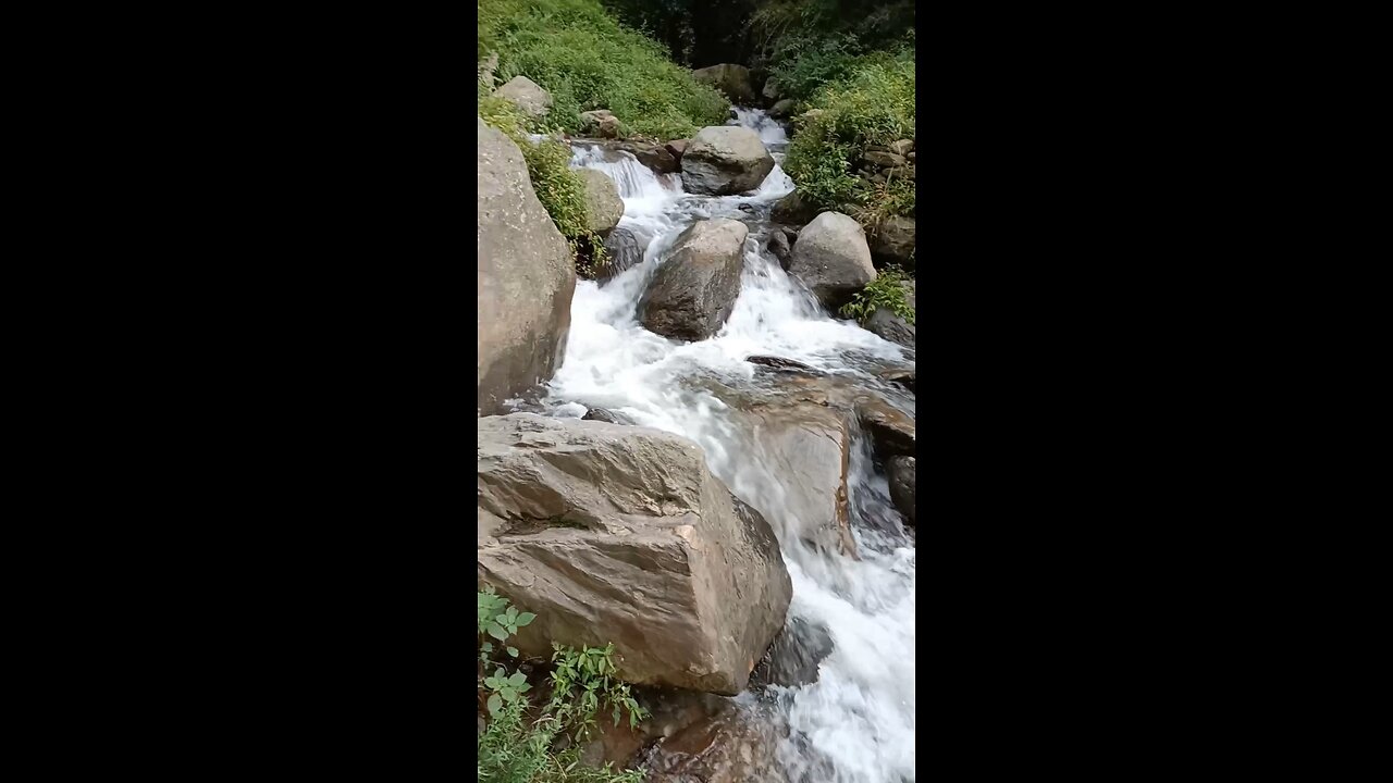 Natural water from mountains