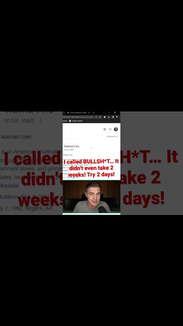 I predicted Walmart (WMT Stock)’s B.S.😳 Who was with me?