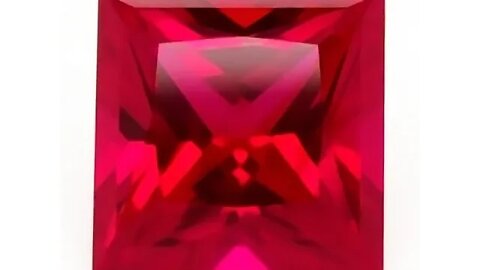 Chatham Princess Cut Ruby: Lab Grown Princess Cut Rubies