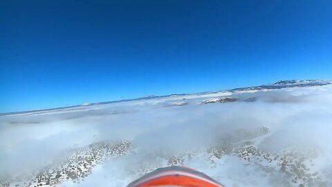 Low clouds looking cool from above-Strix Goblin with Inav installed on F405-Wing flight controller