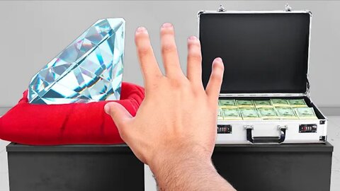 Would you rather gave a giant Diamond or $1,00,000