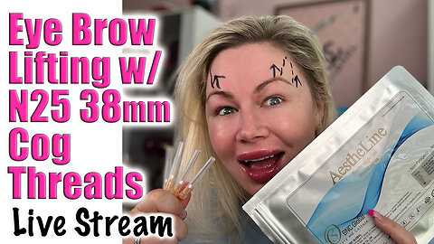 Live Stream Eye Brow Lifting Cog Threads | Code Jessica10 Saves you Money $$$