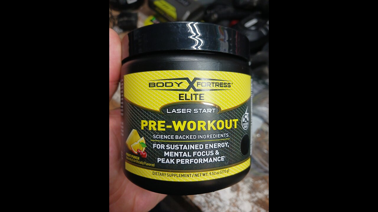 Body Fortress Laser Start Pre-Workout (Product Review)
