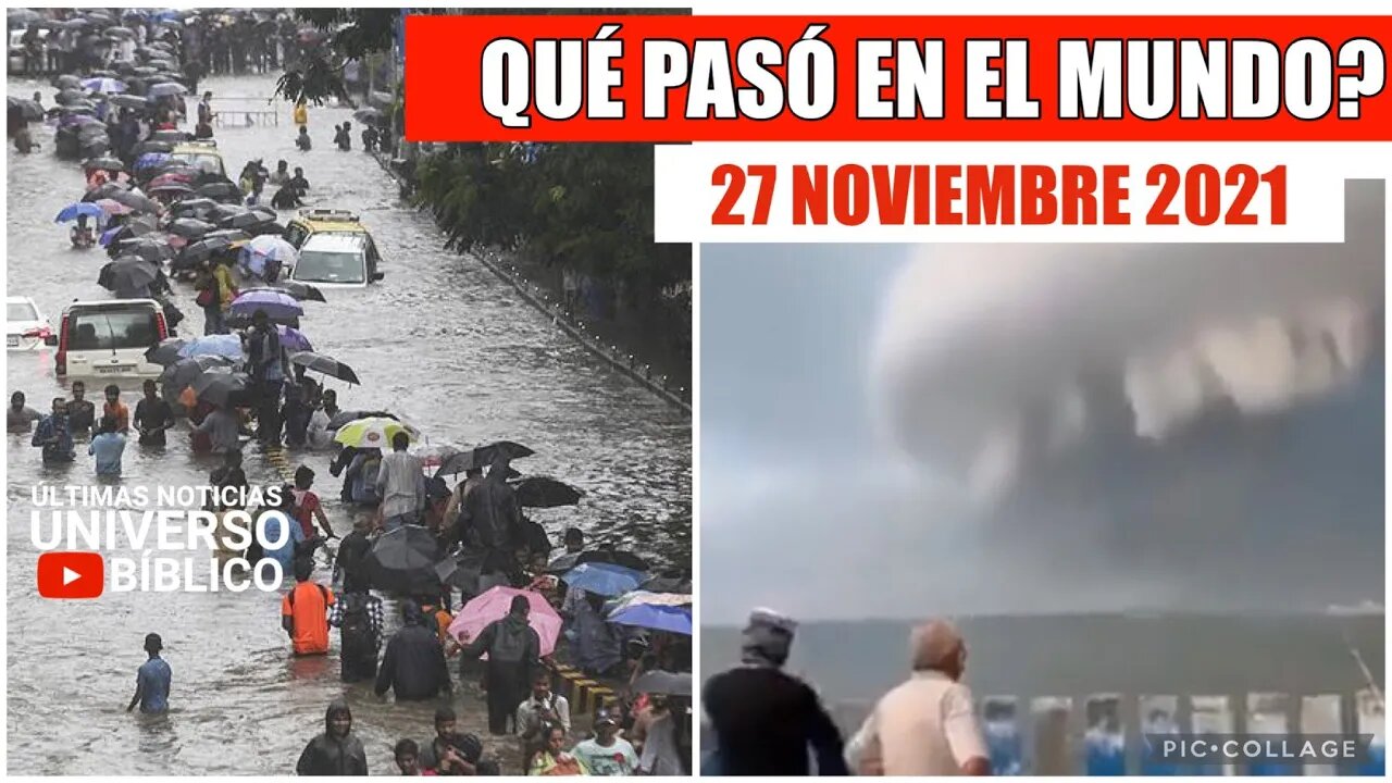 ACABA DE SUCEDER EN EL MUNDO ULTIMAS NOTICIAS ALERTA⚡️MUNDIAL 27-11-2021 #StormArwen #Inundaciones